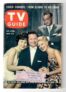 TV Guide 1959 Magazine #334 Bess Myerson Jimmie Rodgers Chuck Connors - Picture 1 of 7