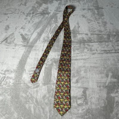Vintage Christian Dior Monsieur Neck Tie Red 100 % Silk - Image 1 of 4