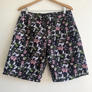 Pantaloncini da bagno uomo RipnDip stampa floreale gatto taglia 32 spiaggia urbana - Foto 1 di 14