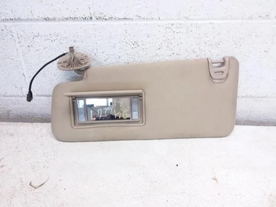 2020 DODGE RAM3500 Driver Left Side Tan Cloth Sun Visor with Lighted Mirror - Image 1 of 4