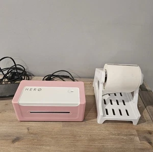 Hero Thermal Label Printer HXD840-PRO with Labels & Holder - USB & Bluetooth - Picture 1 of 7