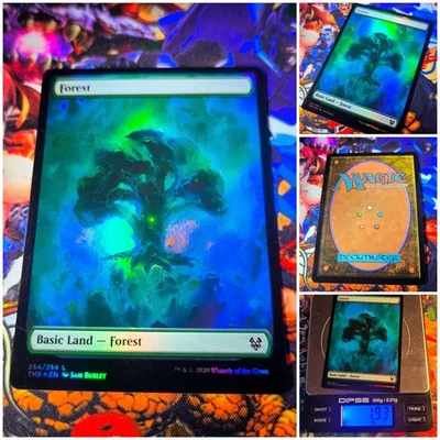 MTG Forest 🇬🇧 Nm Full Art Nyx Constellation Land FOIL Theros:Beyond Death OG - Bild 1 von 4