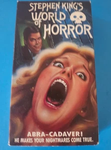 Stephen King world of horror Abra - Cadaver VHS Rare Fast Free Shipping - Imagen 1 de 4