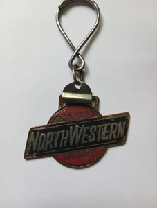 Employee Northwestern Owned Key Fob,Key Ring, Sterling,Illinois,Steel - Picture 1 of 5