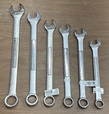 Vintage Craftsman Jumbo Combination Metric Wrench Set Wrenches 30•27•25•24•23•20 - Image 1 of 2