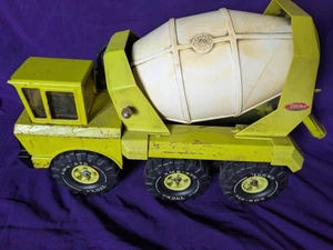 Mighty Tonka Ready Mixer Cement Truck Pressed Steel 1970s 6-Wheel Tandem Axle - Picture 1 of 2