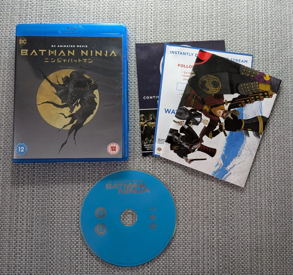 Batman Ninja (Limited Edition Artwork) Blu Ray with Poster DC Animated Movie  - Image 1 of 1