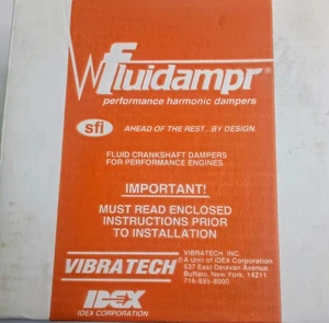 Fluidampr Chevy Small Block 6 1/4 Internal Balacer. Chrome Summit Racing - Picture 1 of 6
