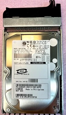 Dell/Fujitsu 36GB 10K U320 80 Pin, 3.5" Enterprise HDD Dell P/N 3R685 - Image 1 of 4