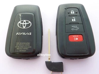 OEM 2021-2022 TOYOTA RAV4 proximity smart keyless entry remote key fob HYQ14FBC - Image 1 of 4