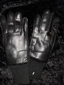 Vintage Women's  Avon Novahide Gloves One Size  ladies Color Black - Picture 1 of 2