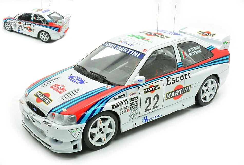 Modellino auto scala 1:18 Ixo FORD ESCORT WRC RALLY SANREMO 1998 modellismo - Immagine 1 di 1
