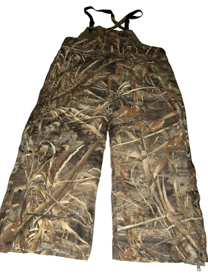 Baberos camuflados Cabela's Dry Plus aislados Realtree Max 5 XL para hombre Foto 1 de 4
