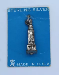 Vintage Sterling Silber Empire State Building Charm - Bild 1 von 4