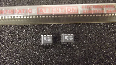 5 Stück/pcs - ICM7555IN SIGNETICS DIP8 - CMOS TIMER NE555 - Image 1 of 2