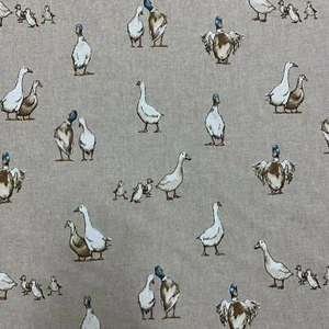 *NEW* Cotton Rich Linen Fabric Curtaining & Upholstery 54" Wide - Per Metre - Picture 1 of 138