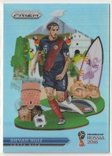 2018 Panini Prizm World Cup Soccer National Landmarks NL-6 Bryan Ruiz Costa Rica