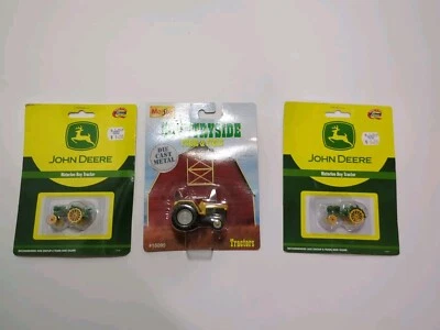 Lote de 3 tractores: 2 tractores Athearn JOHN DEERE Waterloo Boy y 1 tractor Maisto Foto 1 de 4