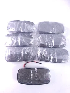 7 Pack Smoked LED Double Bullseye Camper Side Marker Clearance - Picture 1 of 5