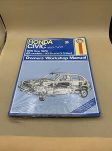 Haynes 297 Honda Civic 1500 CVCC 1975-1979 Repair Manual - Picture 1 of 13