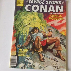Conan The Barbarian Magazine Curse Of Monolith No.33 September 1978 052617nonrh - Picture 1 of 1