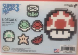 Super Mario Bros 3 Tech Decal Pack 8 Decals Classic 8 Bit  New In Box.  - Picture 1 of 2