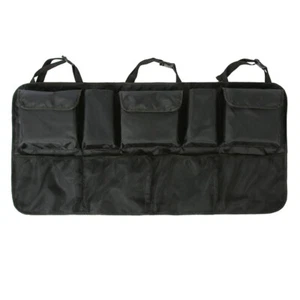Car Trunk Organizer Accessories Back Seat Storage Bag 8 Pockets Oxford Mesh - Picture 1 of 4