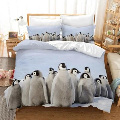 3D Polar Penguin Quilt Cover Set Bedding Sets Pillowcases 64 - Image 1 of 4