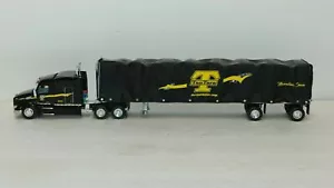 DCP TAN TERA PETERBILT 579 72 MID ROOF SLEEPER UTILITY ROLL TARP TRAILER 1/64 - Picture 1 of 7