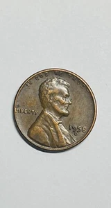 1958 D Wheat Penny “L” On The Rim - Picture 1 of 3