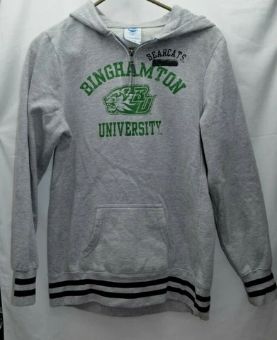 Vintage Binghamton Pullover Hoodie With Kangaroo Pocket Men's, Med Cover