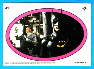 Pegatina Topps Batman 1989 # 41 (como nueva) Batman C - Imagen 1 de 2