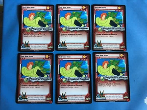 x6 DRAGON BALL Z RED SIDE STEP DBZ CCG TRADING CARD DBZ FREE SHIPPING! - Picture 1 of 2