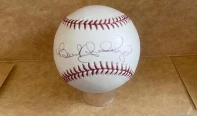 BENITO SANTIAGO MARLINS/GIGANTES FIRMADO AUTOGRAFIADO M.L. BÉISBOL BECKETT AUTÉNTICO Foto 1 de 2