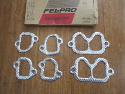 NOS 1972 Chrysler V8 Exhaust Manifold Set 369 Fel Pro MS 90212 - Image 1 of 4