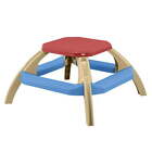 Kids Indoor/Outdoor Octagonal Picnic Table Unisex Colored Play Furniture 