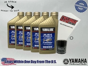 Cyclemax Full-Syn Yamalube Oil Change Kit fits 1999-2003 Yamaha ROAD STAR XV1600 - Picture 1 of 9