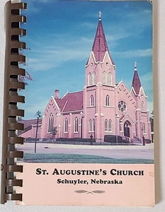 1997 St. Augustine's Church Cookbook Schuyler NE Little Flower Altar Vintage - Imagen 1 de 12