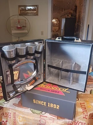 Estuche negro de viaje para botella de vino Foto 1 de 4