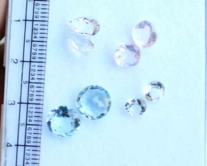 Ametista verde taglio sfaccettato tondo 8,00 ct. Lotto misto pietre preziose sfuse - Foto 1 di 4