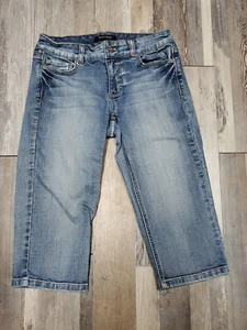 WH/BM Pedal pusher size blanc 0 / 26X16 Woman's Cropped Capri Denim Jeans - Bild 1 von 9