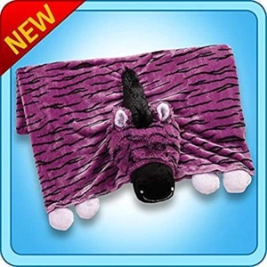100% Original My Pillow Pets Purple Zebra blanket. Ready to Ship! As Seen OnTV! - Picture 1 of 3