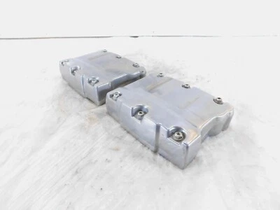Harley Polished Twin Cam Touring Dyna Softail Cylinder Head Rocker Boxes & Arms - Image 1 of 4