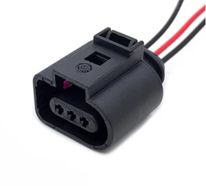 Número de pieza 1J0973703 3D0973703 conector de 3 pines hembra enchufe con cable sensor de enchufe - Imagen 1 de 1