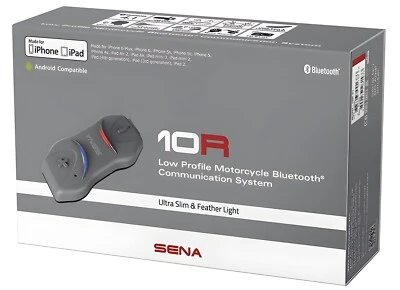Sena 10R Sprechanlage Headset Bluetooth Interkom Einzelset Kommunikation - Bild 1 von 4