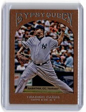 2011 Topps Gypsy Queen Framed Paper CC Sabathia 080/999 New York Yankees #71