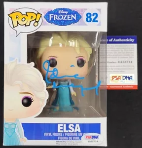 Idina Menzel autograph signed Disney Frozen Elsa Funko Pop! figure PSA/DNA COA - Picture 1 of 8
