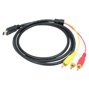 Cavo da HDMI a RCA, HDMI maschio a 3RCA video audio adattatore AV per TV DVD 1080p-1,5 m - Foto 1 di 3