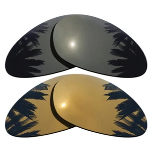 Lentes de repuesto polarizadas negras y doradas bronce para Oakley Minute 1.0 - Imagen 1 de 4