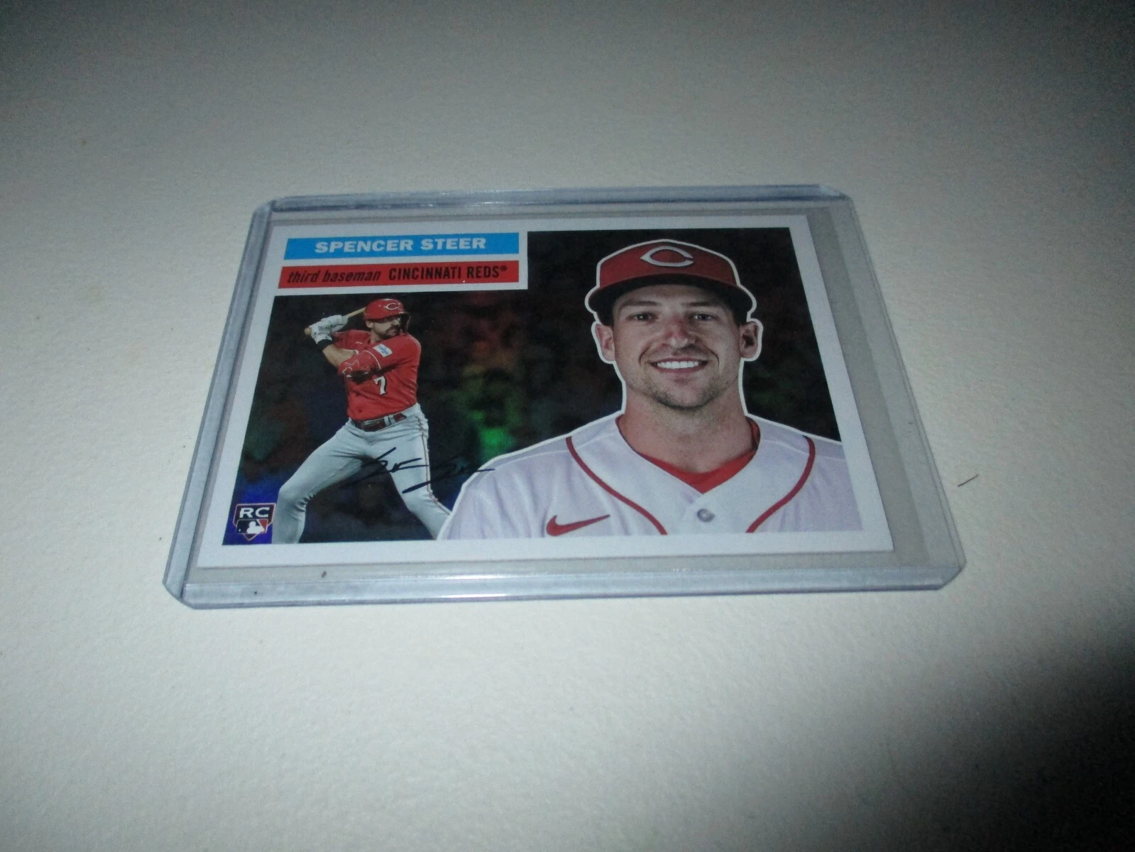 Spencer Steer 2023 Topps Archives Foil RC #78 /199